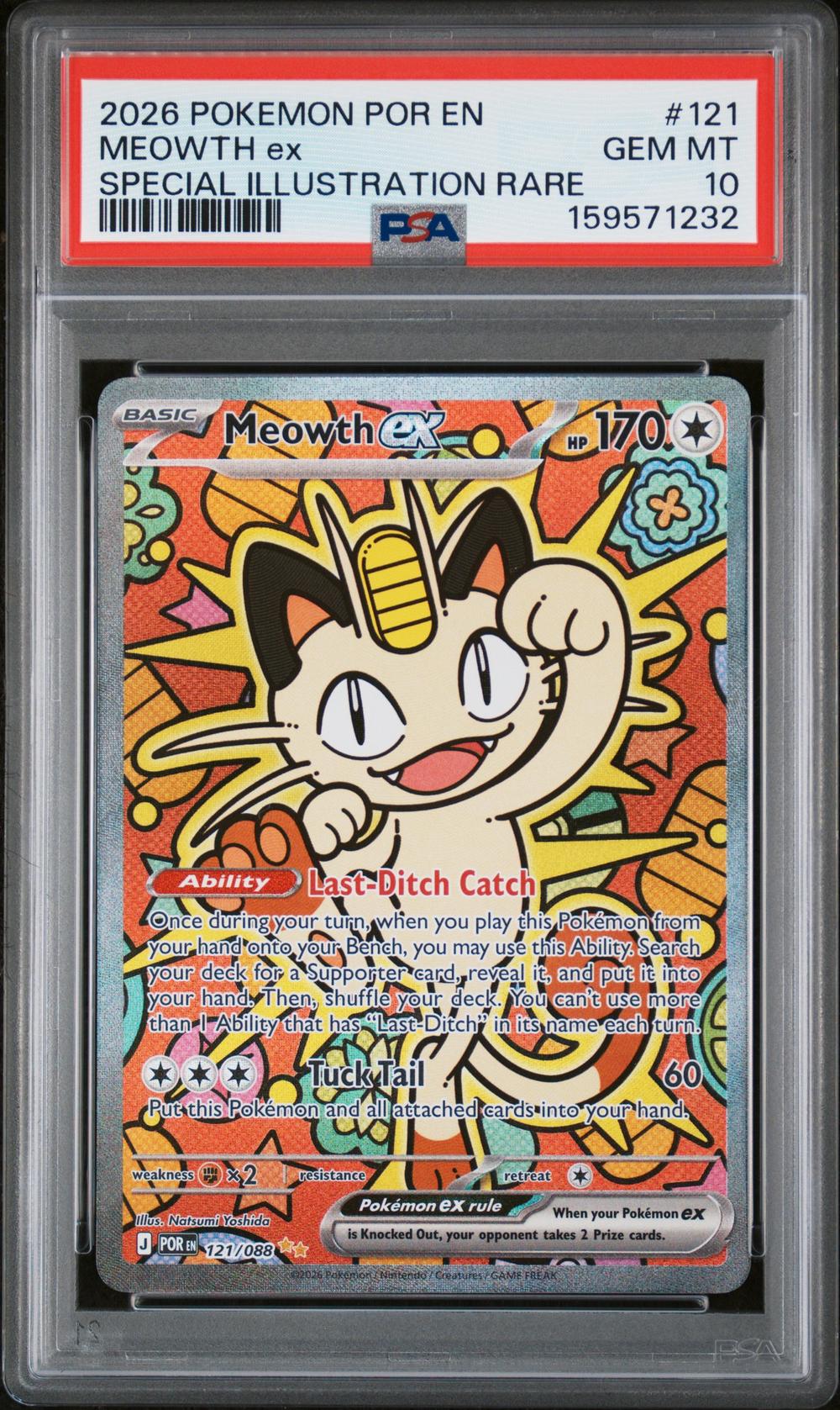 MEOWTH EX #121